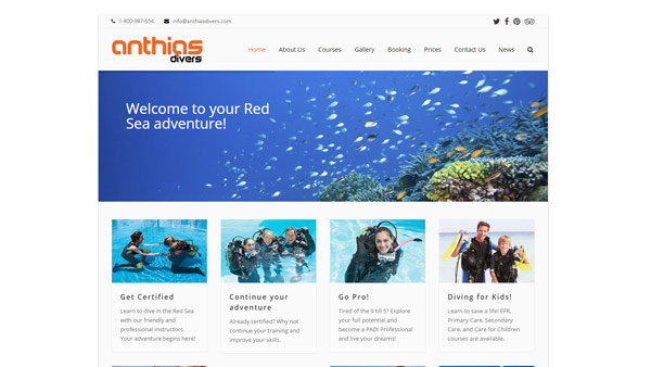 Anthias Divers Launch New Website
